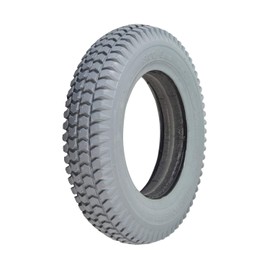 AlveyTech 3.00-8 Foam-Filled Mobility Tire (Flush Profile; 50 mm Bead Width) with Powertrax Knobby C248 Tread for Invacare 3G Storm, Invacare TDX 3/4/5, and Permobil C300/C350/C500 Series (TAG114291)