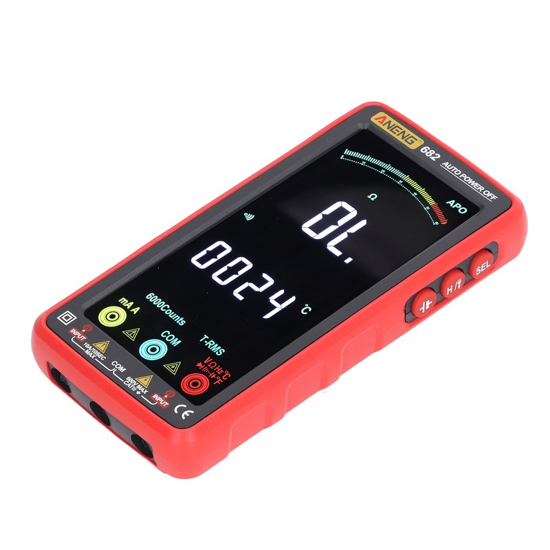 Digital Full Screen Multimeter VA LCD Auto Range Resistance Voltage