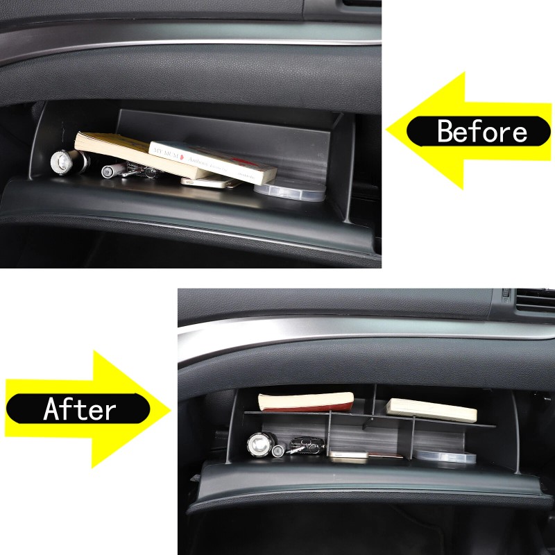carcartrim-2022 Glove Box Divider Storage Compartment Board Organizer For Honda