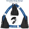 Pickleball Sling Bag Organizer for Paddles and Gear, Lightweight Crossbody