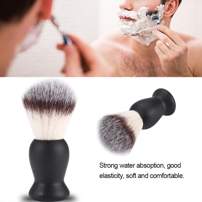 Brocha de Afeitar para Hombres Barba Bigote Cepillo Cepillo Nylon