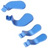 Controller Paddles, 4 Pieces Blue Metal Stainless Steel Paddles Hair