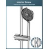 YEAUPE Shower Head Holder Replacement - Universal Adjustable Hand Shower