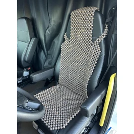 Extra Large Natural Wood Beaded Seat Cover Massaging Cooling Cushion for Truck, Trailer, Van