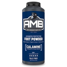 Anti Monkey Butt Calamine Foot Powder, 8 oz - Odor Eliminator & Itch Relief