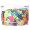 Laurel Plastiklips Reusable & Recyclable Paperclips - Assorted 25mm Tub
