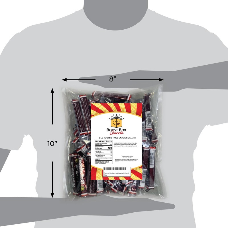 Tootsie Roll .5 oz Snack Bar Fun Size Individually Wrapped