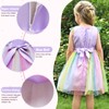 HenzWorld Unicorn Birthday Dress Kids Princess Dress Up Wedding Outfits