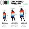 COR Surf Poncho Changing Towel Robe with Hood and Front