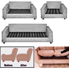 L S U Sofa Support Boards Seat Armchair Rejuvenator Sagging Saver Boards 1 2 3 Seater (3 Seater (50 cm x 140 cm))