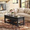WLIVE Coffee Table, 47" Lift Top Coffee Table with Hidden