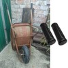 cyclingcolors 2x Schubkarrengriffe handgriff kunststoffgriff griffhülse schubkarrengriff schubkarre griff schwarz