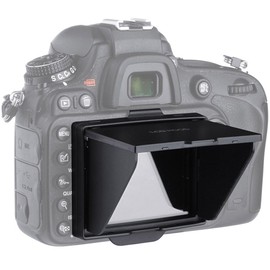 STSEETOP Camera LCD Sun Shade Sun Hood Camera LCD Viewfinder Professional Optical Sunshade with Screen Protector for Nikon D600 D610