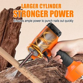 KAMSIN KT50 Pneumatic Nails Puller, Professional Heavy Duty Air Punch Nailer,1/4 Inch NPT Air Inlet Air Power Nail Remover, Denailer Removes Nails At The Head Diameter Of 0.118"(3mm)-0.236"(6mm)