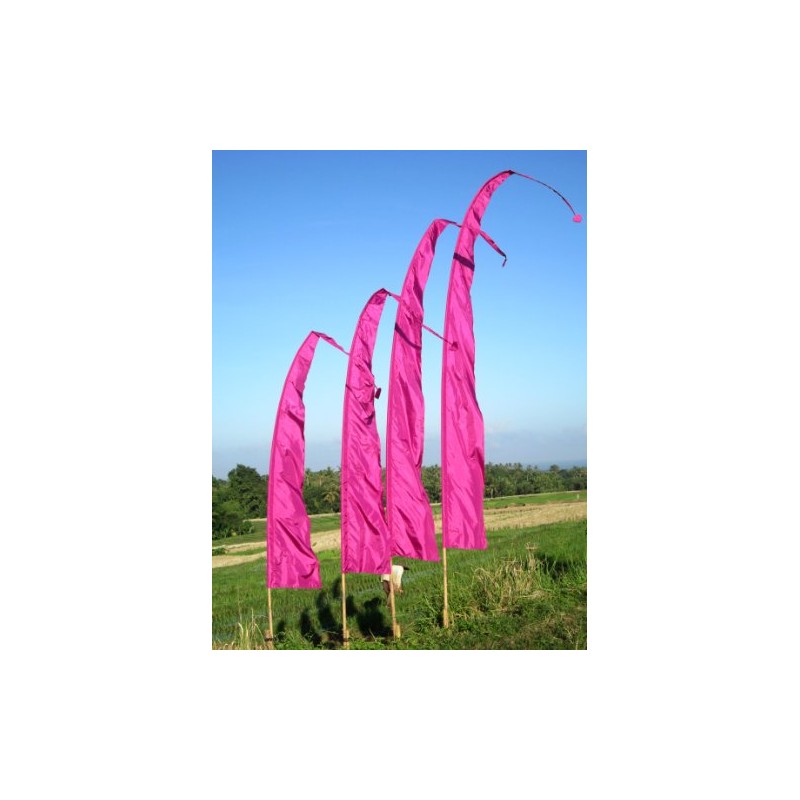 Bali Flag Polyester Aubergine 5 Metres
