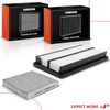 A-Premium 2-PC Engine & Cabin Air Filter with Activated Carbon