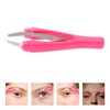 NOLITOY Brow Clip Tweezer Automatic Eyebrow Clamp Trimming Tool and