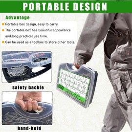 1200 PCS Stainless Steel Wood Screws Assortment Kit,Self Tapping Screws M3/M4/M5/M6 Screws Assortment Kit,1200Pcs(605pcs Round Head & 595pcs Flat Head) Sheet Metal Screws Assorted