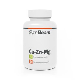 GymBeam CaZnMA Multimineral Capsules - Contains Calcium + Magnesium + Zinc, Ideal for Supporting Muscle Function, Immune System, Nervous System and Mental Health, Vegan (120 tab)