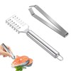 Fish Scale Remover and Bone Tweezers Set of 2 Tweezers