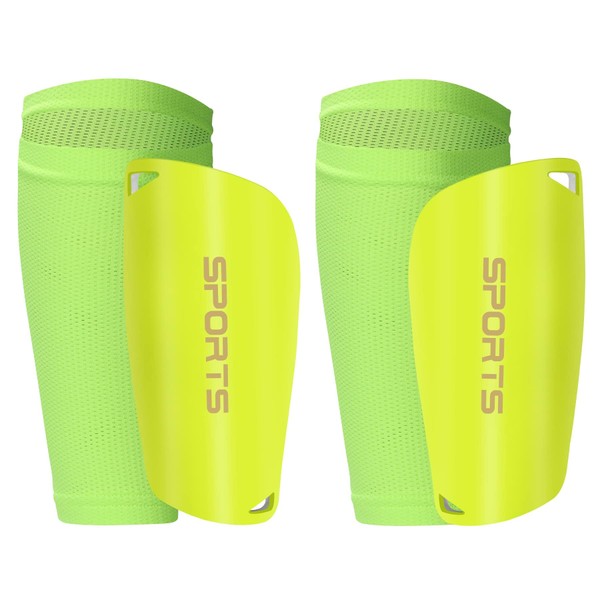 R2Depot Soccer Shin Guards, Shin Pads with Shin Guard Sleeves