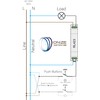 IONIZE RL423 Quiet Impulse Switch, Solid State Relay, DIN Rail,