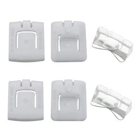 Be In Your Mind Seat Rail Runner Slider Guide Clips Slide Kit 435881203A 171881213B Plastic Seat Buckles Mounting Clips Compatible with MK1 MK2 MK3 Golf 191881213 Pack of 6