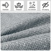 COOL AREA Balcony Privacy Screen, HDPE UV Protection, Slightly Transparent,