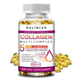 Colgeno Quntuple (tipos I, Ii, Iii, V Y X) 120 Cpsulas Sin Sabor