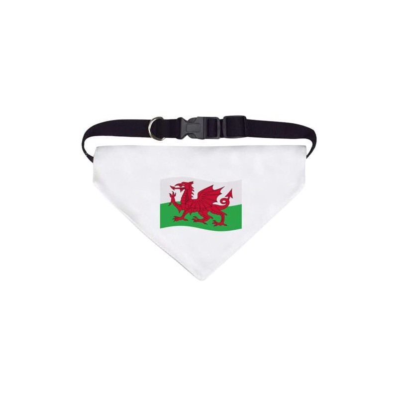 Large 'Waving Welsh Flag' Dog/Cat/Pet Bandana (PD00048184)