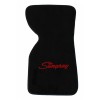 AFM NEW! Black Floor Mats 1968-1982 Chevy Corvette W/ Embroidered