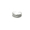 ADJUSTABLE 925 Sterling Silver TOE Ring (TR16091611) - Gift Boxed