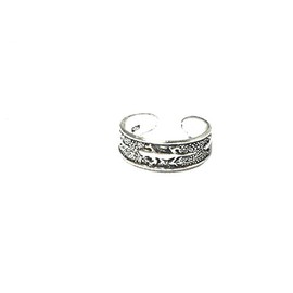 ADJUSTABLE 925 Sterling Silver TOE Ring (TR16091611) - Gift Boxed