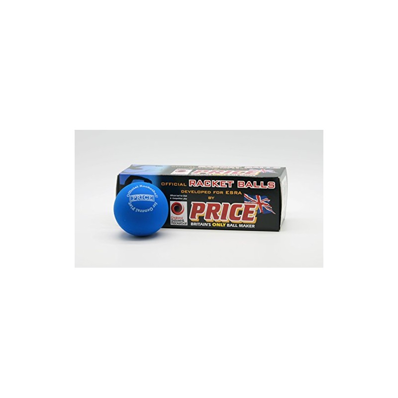 Price's Blue Racket balls(12 balls - 4 boxes of 3