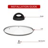 Universal Pot Lid Replacement Knobs, Heat Resistant Pan Lid Holding