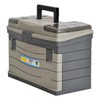 Tackle/Tool Box, Waterproof, 11.81" Width x 9.25" Height, 17.12" Depth,