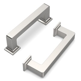 FILTA 3 Inch(76mm) Hole Centers Gold Cabinet Pulls(Set of 10),Gold Cabinet Pulls Zinc Alloy Kitchen Cabinet Handles Cabinet Hardware for Cabinets Cupboard Drawer