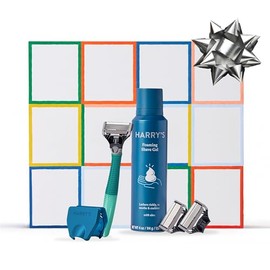 Harry's Core Shave Essentials Holiday Men's Gift Set, Razor + 3 Razor Blades + Razor Blade Travel Cover + Shaving Gel
