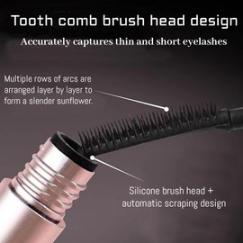 Comparison K Mascara, Comparison Mascara 2025 tubing mascara Black & Brown Duo Lengthening and Curling Eyelashes, Waterproof & Sweatproof Long Lasting Smudge-Proof for Lash Makeup (Black, 1)