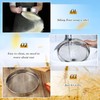 Patelai 1 Pc Stainless Steel Round Flour Sifter Sieve Fine