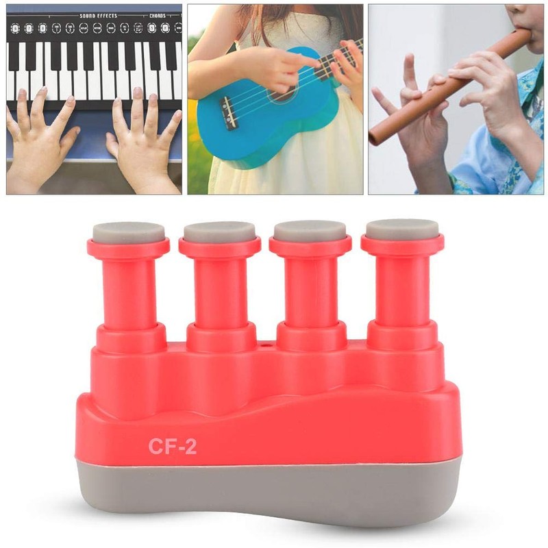 Finger Trainer, Children Adults Adjustable Guitar Piano Zither Finger Strength