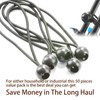 9 inch 50 Piece Heavy Duty 5mm Ball Bungee Canopy