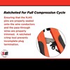 Simply45 Pass-Through RJ45 Crimp Tool for Unshielded and Internal Ground