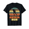 Cool Biathlon Mom Funny Biathlete Shooting Skiing Enthusiast T-Shirt