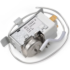 WR09X20002 Refrigerator Cold Control Temperature Thermostat Compatible with GE A3316ABSERBB CTH14CYBERAA GTE16BBZBRWW, Fridge Control Thermostat Replace WR09X10027 AP3427563 PS288218 WR9X10043