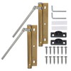 PATIKIL 5.5 Inch Spring Door Closer, 2 Set Spring Door