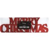 Red Merry Christmas Sign