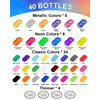 Airbrush Paint, 36 Colors with 4 Thinner Airbrush Paint Set,