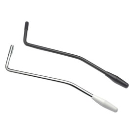 2Pcs Whammy Bar, Guitar Tremolo Arm, Thread Tremolo Arm, Guitar Tremolo Arm for Electric Guitar Replacement Silver And Black