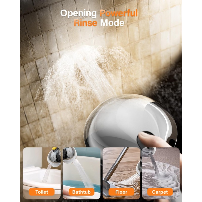 Cobbe Shower Head with Hose, Water-Saving Shower Head with 7+2